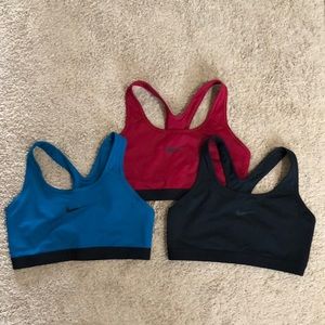 Set of 3 Nike Sports Bras